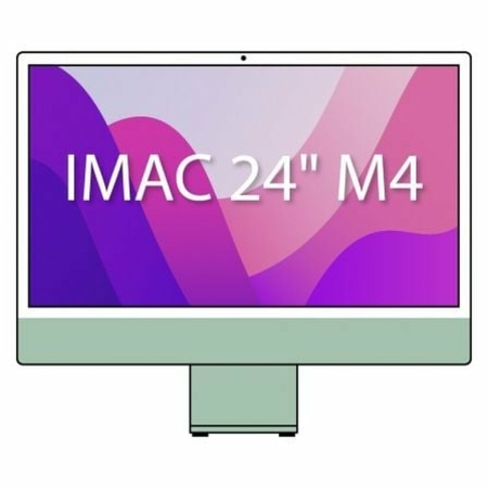 Alles in Eén Apple MD2Q4Y/A 24" 24 GB 512 GB SSD M4 Qwerty US