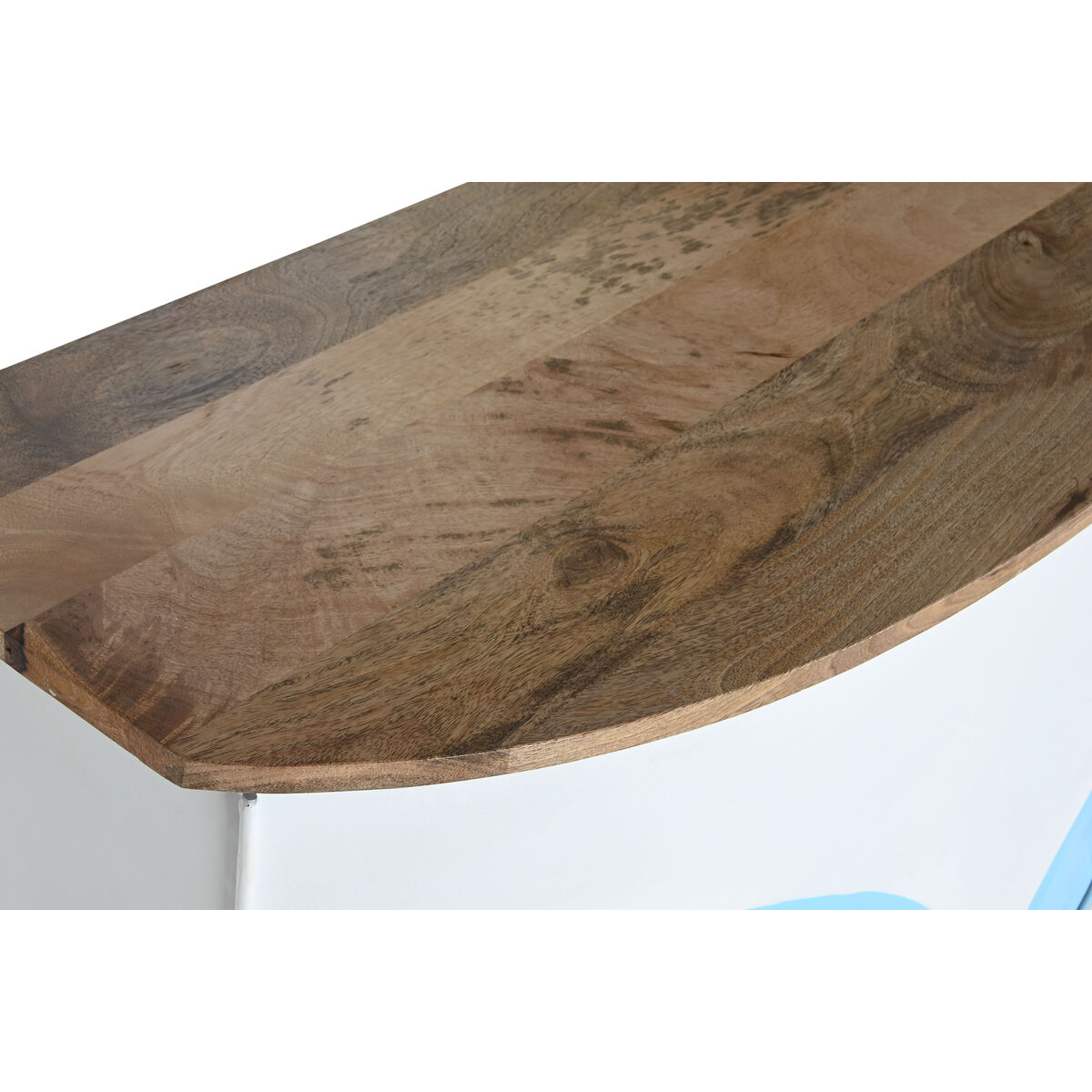 Barmeubel Home ESPRIT Wit Bruin Turkoois 157 x 52 x 90 cm - Afbeelding 2
