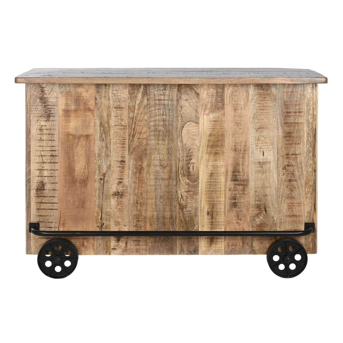 Barmeubel Home ESPRIT Zwart Natuurlijk 145 x 53 x 100 cm - Afbeelding 2