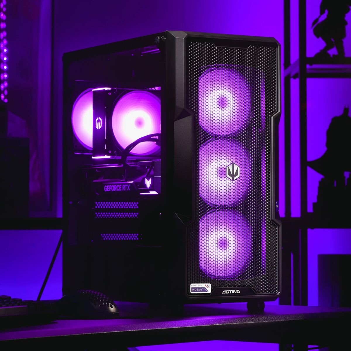 Desktop PC Actina KOMAAAGIP1429 AMD RADEON RX 7900 XTX AMD Ryzen 7 7700 32 GB RAM 1 TB SSD - Afbeelding 2