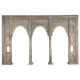 Deur Home ESPRIT Beige Hout 463 x 20 x 292 cm