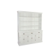 Dientafel DKD Home Decor 165 x 37 x 204 cm Spar Hout Wit