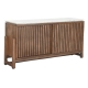 Dientafel Home ESPRIT Acacia Terrazzo 146 x 46 x 82 cm