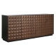 Dientafel Home ESPRIT Bruin Zwart Hout MDF 188
