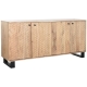 Dientafel Home ESPRIT Metaal Acacia 170 x 40 x 80 cm