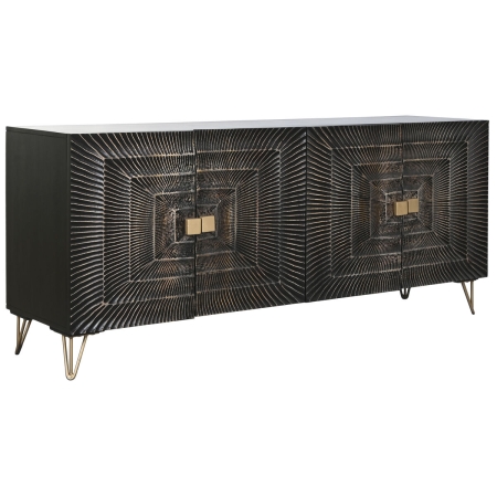 Dientafel Home ESPRIT Metaal Mangohout 177 x 45 x 75 cm