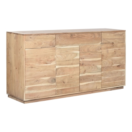 Dientafel Home ESPRIT Natuurlijk Acacia Gerecycleerd Hout 160 x 40 x 81 cm