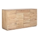 Dientafel Home ESPRIT Natuurlijk Acacia Gerecycleerd Hout 160 x 40 x 81 cm