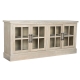 Dientafel Home ESPRIT Natuurlijk Hout Kristal 180 x 40 x 82 cm