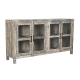 Dientafel Home ESPRIT Wit Bruin Gerecycleerd Hout 170 x 40 x 90 cm
