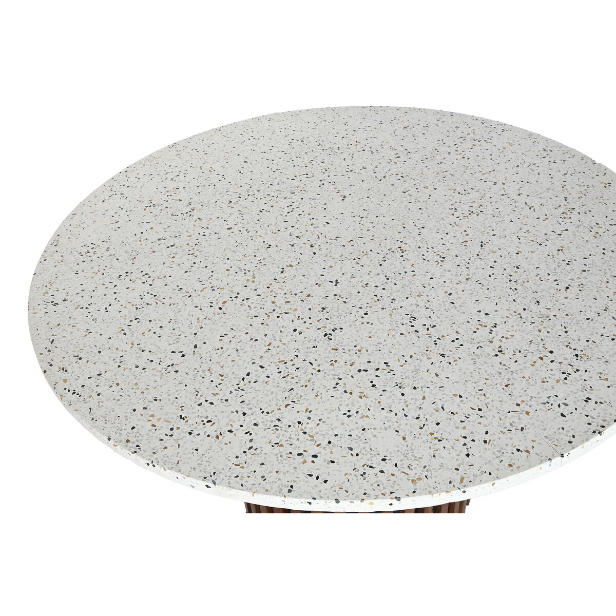 Eettafel Home ESPRIT Acacia Terrazzo 130 x 130 x 76 cm - Afbeelding 2