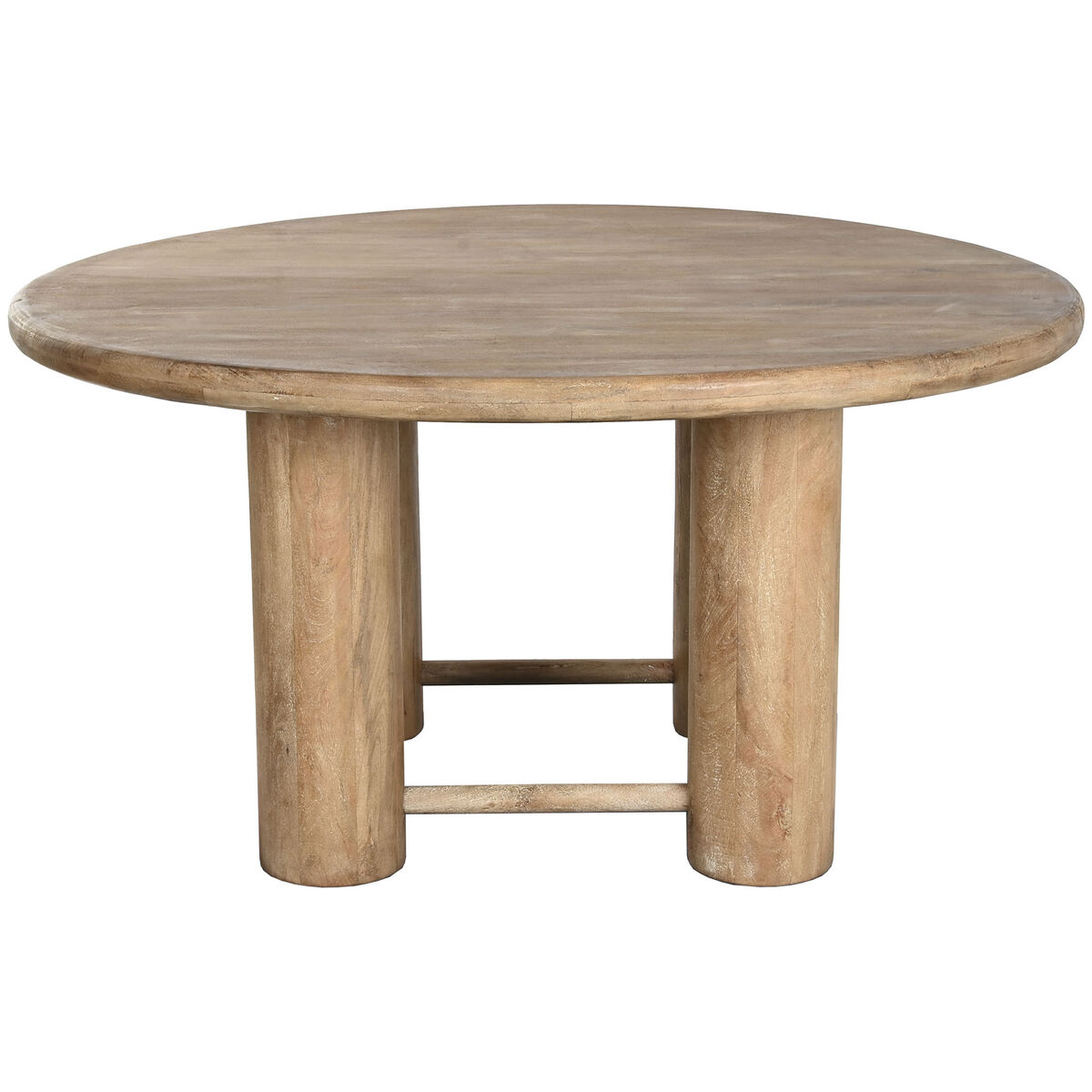 Eettafel Home ESPRIT Bruin Mangohout 150 x 150 x 78