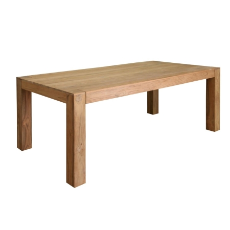 Eettafel Home ESPRIT Bruin Teakhout 200 x 100 x 76 cm