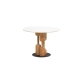 Eettafel Home ESPRIT Marmer Acacia 106 x 106 x 76 cm