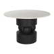 Eettafel Home ESPRIT Marmer Mangohout 120 x 120 x 76 cm