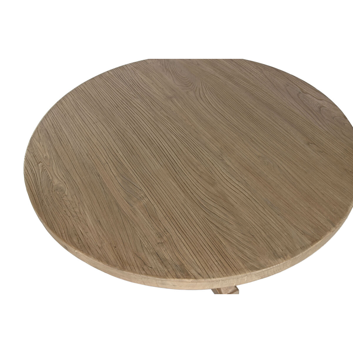 Eettafel Home ESPRIT Natuurlijk Elmhout 120 x 120 x 76 cm - Afbeelding 2