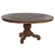 Eettafel Home ESPRIT Natuurlijk Teakhout 160 X 160 X 78 cm
