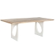 Eettafel Home ESPRIT Wit Natuurlijk Gerecycleerd Hout Mangohout 200 x 100 x 77 cm 200