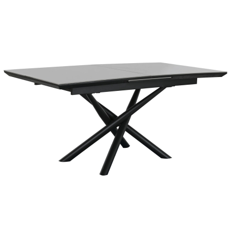Eettafel Home ESPRIT Zwart Grijs Metaal Keramisch 160 x 90 x 76 cm