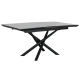Eettafel Home ESPRIT Zwart Grijs Metaal Keramisch 160 x 90 x 76 cm