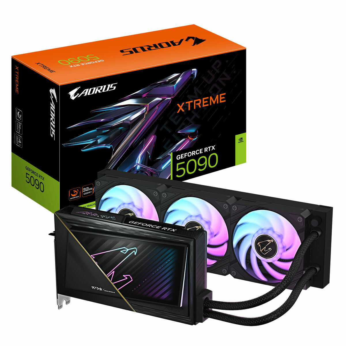 Grafische kaart Gigabyte 9VN5090AW-00-G10 nvidia geforce rtx 5090 GDDR7 - Afbeelding 2
