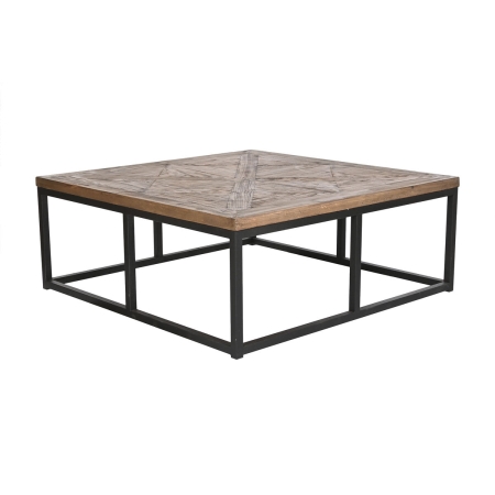 Hoofdtafel Home ESPRIT Hout Metaal 120 x 120 x 45 cm