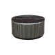 Hoofdtafel Home ESPRIT Zilverkleurig Blik Marmer 98 x 98 x 48 cm