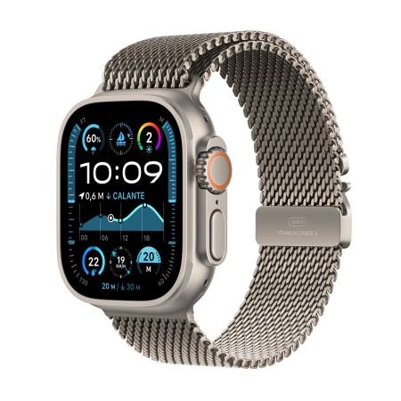 Horloge Heren Apple MX5R3TY/A Titanium 49 mm
