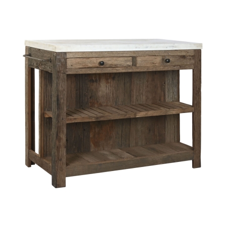 Keukenmeubilair Home ESPRIT Wit Natuurlijk 120 x 60 x 97 cm 131 x 61