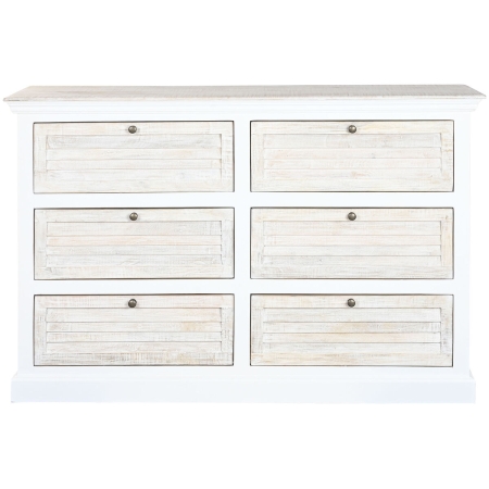 Ladenkast Home ESPRIT Wit Natuurlijk 150 x 40 x 100 cm