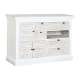 Ladenkast Home ESPRIT Wit Versleten 115 x 40 x 80 cm