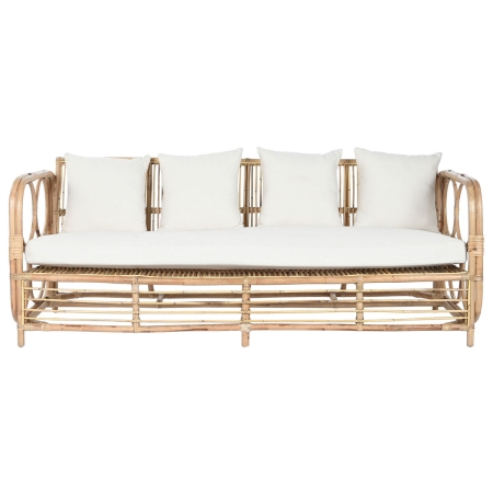 Sofa Home ESPRIT Wit Natuurlijk 192 x 72 x 75 cm