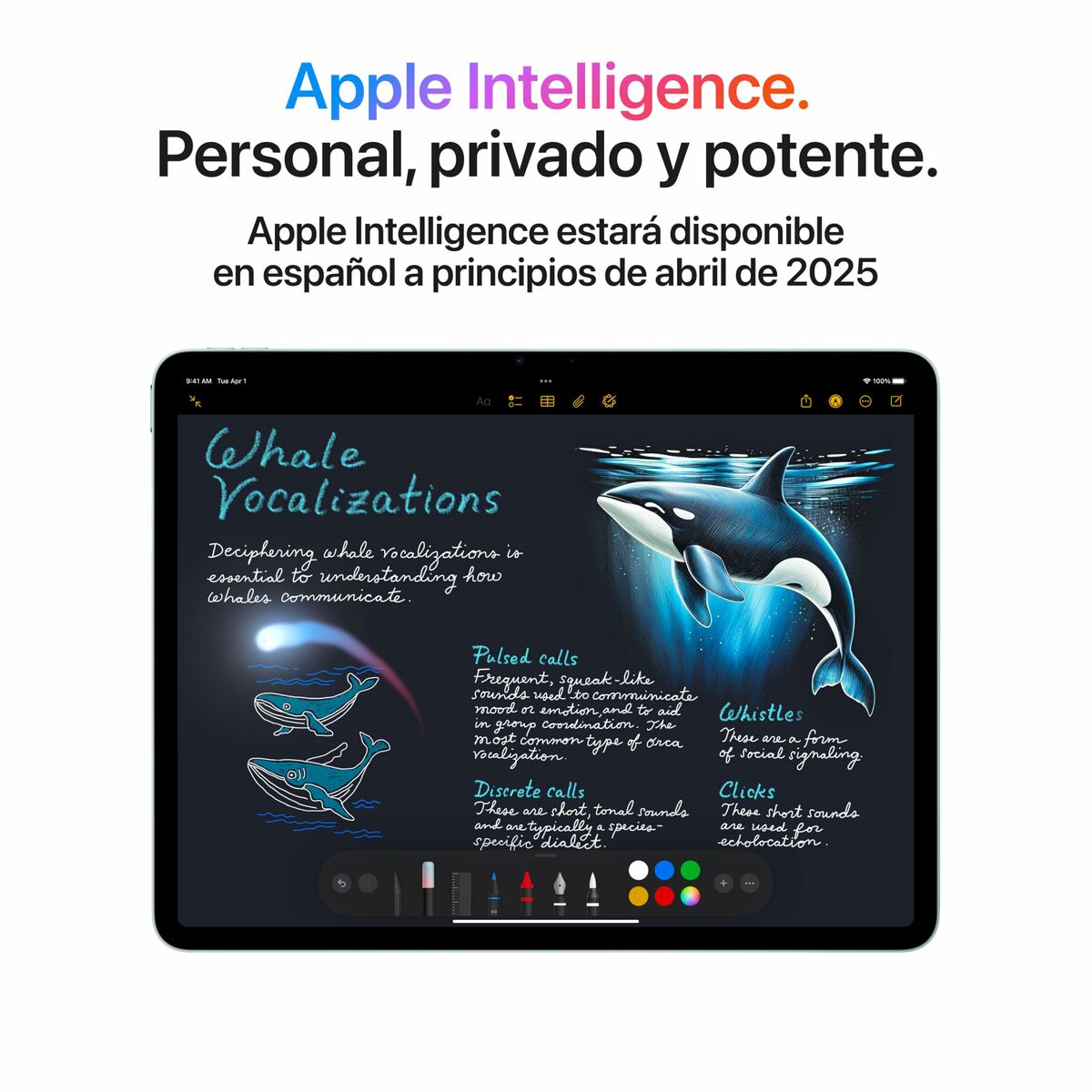 Tablet Apple iPad Air 7th 11" 8 GB RAM 256 GB Blauw M3 - Afbeelding 2