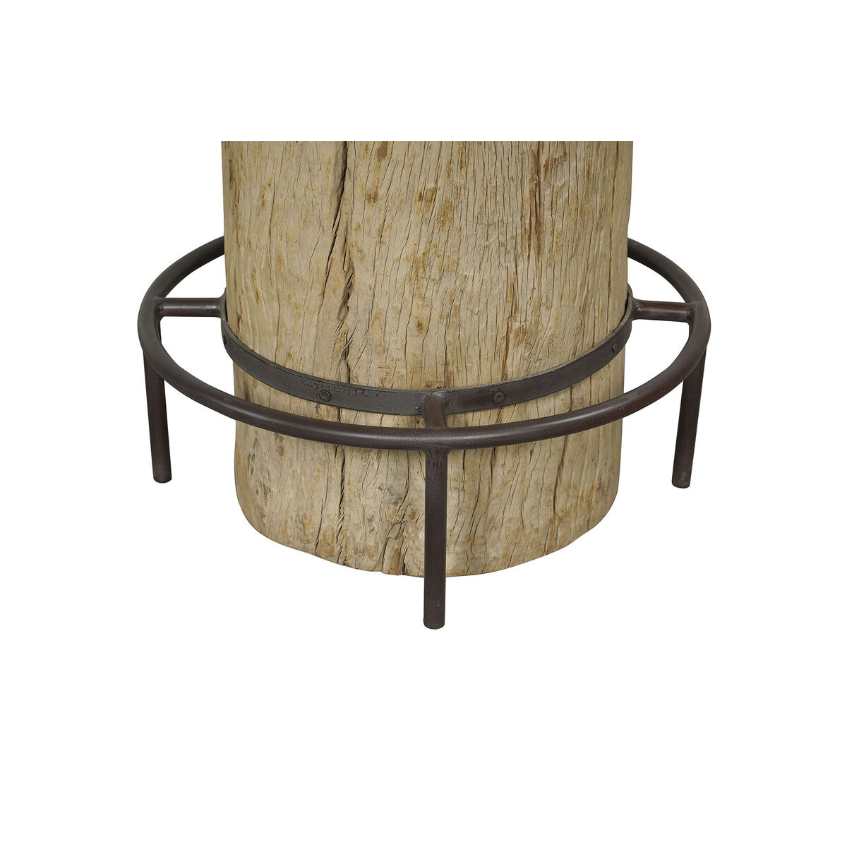 Tafel Home ESPRIT Wit Natuurlijk Marmer Teakhout 90 x 90 x 114 cm - Afbeelding 2