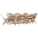 Tafel met stoelen Home ESPRIT 180 x 100 x 75 cm