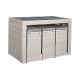 Tafel met zes stoelen DKD Home Decor 143 x 80 x 100 cm