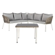 Tuinmeubilair DKD Home Decor Wit Lichtbruin 190 x 190 x 70 cm