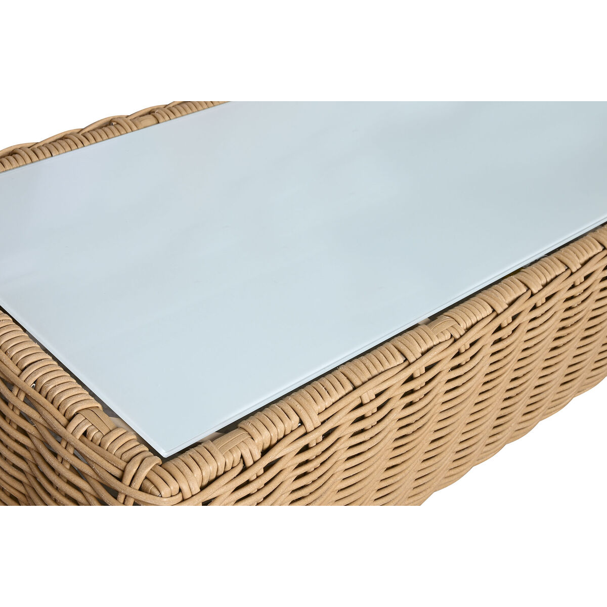 Tuinmeubilair Home ESPRIT Wit Bruin Beige Lichtbruin 248 x 85 x 80 cm 222 x 85 x 80 cm (4 Onderdelen) - Afbeelding 2