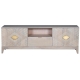Tv-meubel DKD Home Decor Beige Metaal Mangohout 175 x 40 x 60 cm