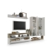 Tv-meubel DKD Home Decor Wit Metaal Aluminium Hout MDF 277 x 75 x 173 cm 277 x 35 x 173 cm